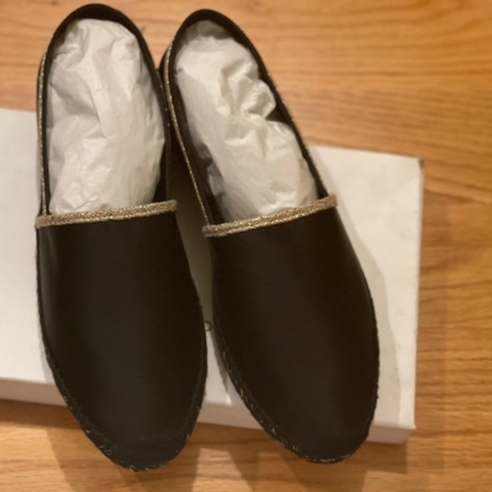 Marc Jacob Satin Black Espadrilles - Size 40